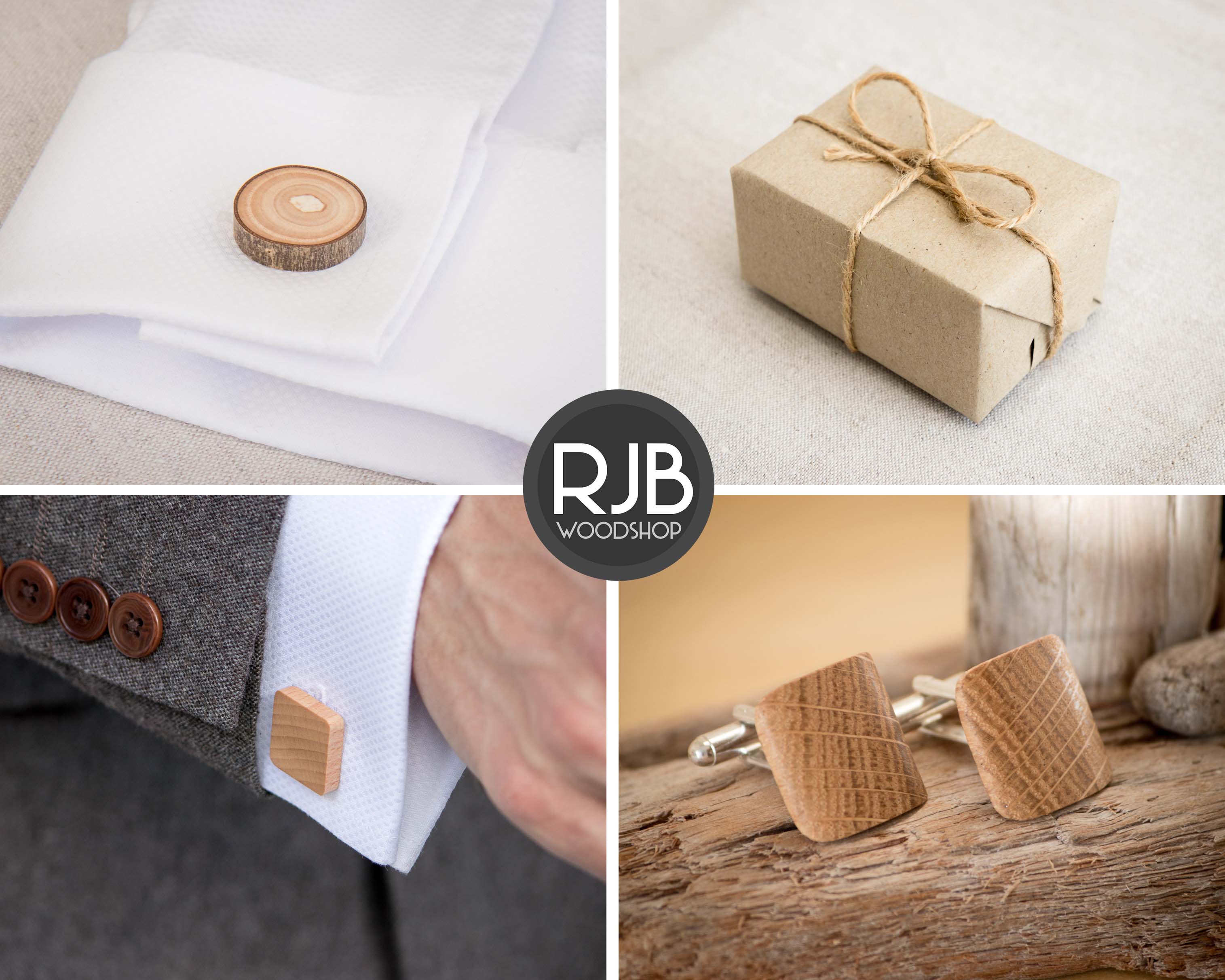 Hnadmade & Bespoke Wooden Cufflinks